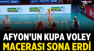 Afyon’un Kupa Voley yolculuğu sona erdi