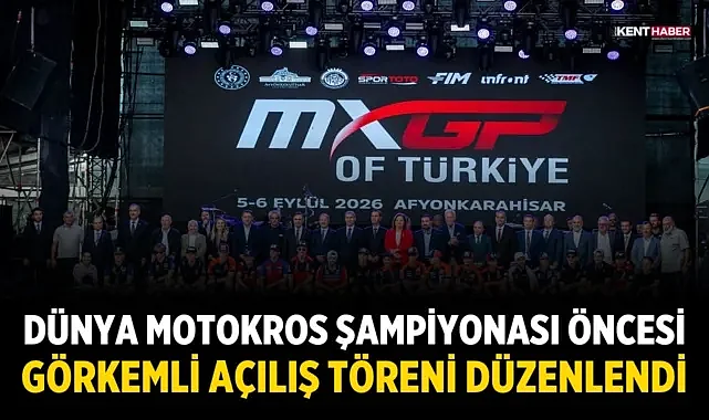 Afyonkarahisar'da Dünya Motokros Şampiyonası Öncesi Görkemli Açılış Töreni Düzenlendi