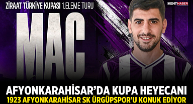 Afyonkarahisar’da Kupa Heyecanı: 1923 Afyonkarahisar SK Ürgüpspor’u Konuk Ediyor
