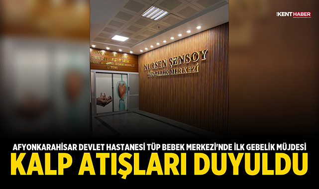 Afyonkarahisar Devlet Hastanesi Tüp Bebek Merkezi'nde İlk Gebelik Müjdesi: Kalp Atışları Duyuldu