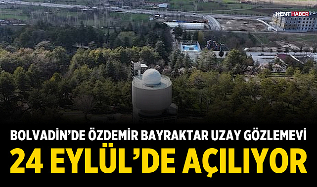 Bolvadin'de Özdemir Bayraktar Uzay Gözlemevi 24 Eylül'de Açılıyor