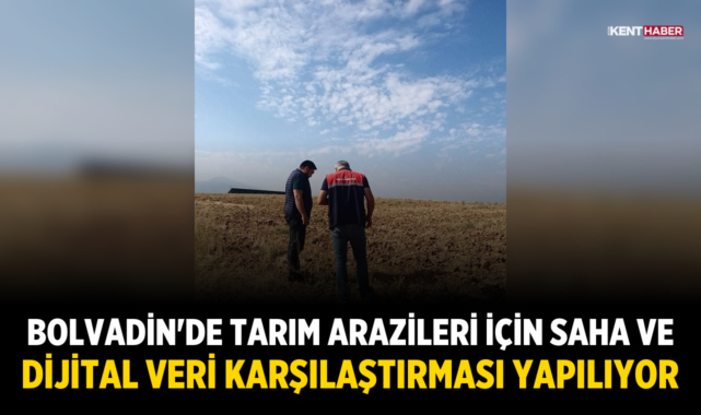 Bolvadin'de Tarım Arazileri İçin Saha ve Dijital Veri Karşılaştırması Yapılıyor