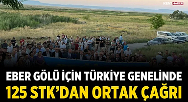 Eber Gölü İçin Türkiye Genelinde 125 STK’dan Ortak Çağrı