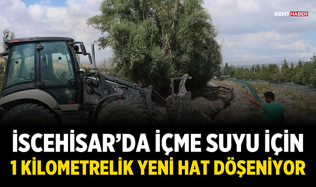 İscehisar’da İçme Suyu İçin 1 Kilometrelik Yeni Hat Döşeniyor
