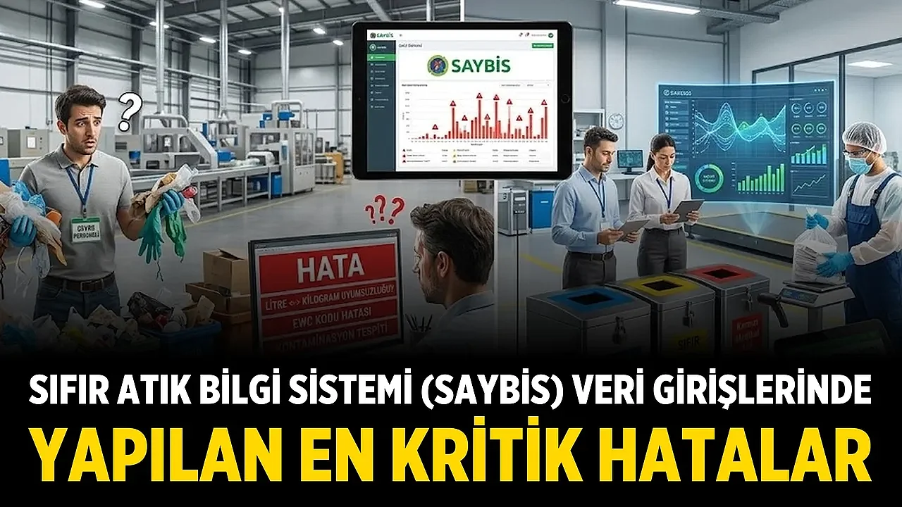 Sıfır Atık Bilgi Sistemi (SAYBİS) Veri Girişlerinde Yapılan En Kritik Hatalar