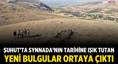 Şuhut’ta Synnada’nın Tarihine Işık Tutan Yeni Bulgular Ortaya Çıktı