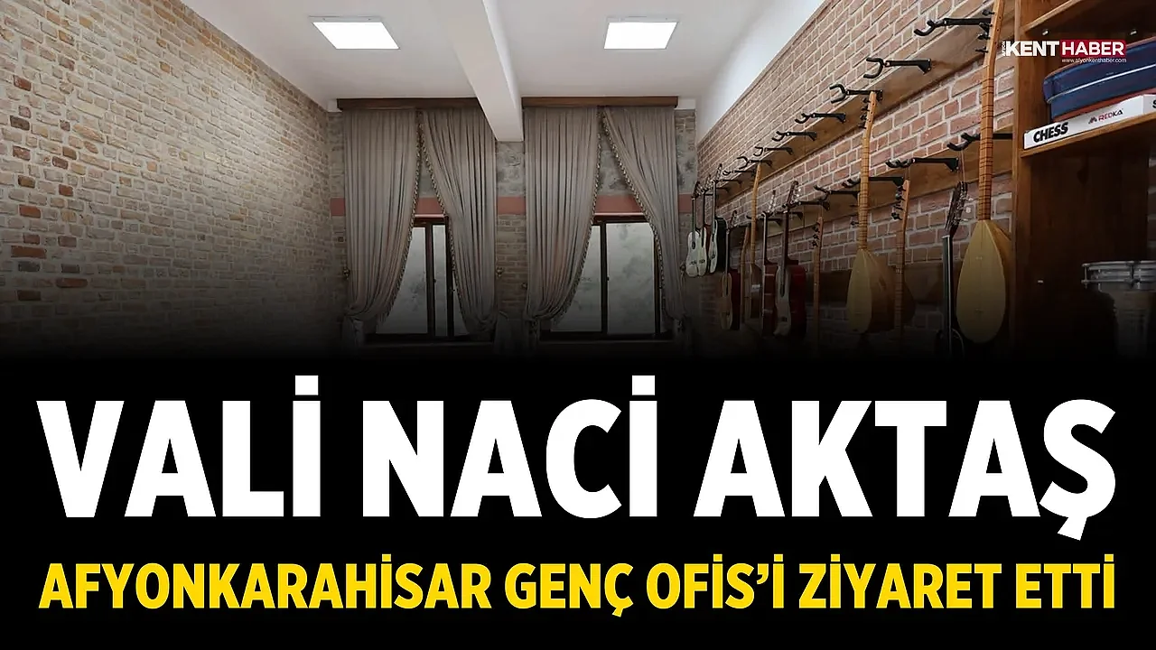 Vali Naci Aktaş, Afyonkarahisar Genç Ofis’i Ziyaret Etti