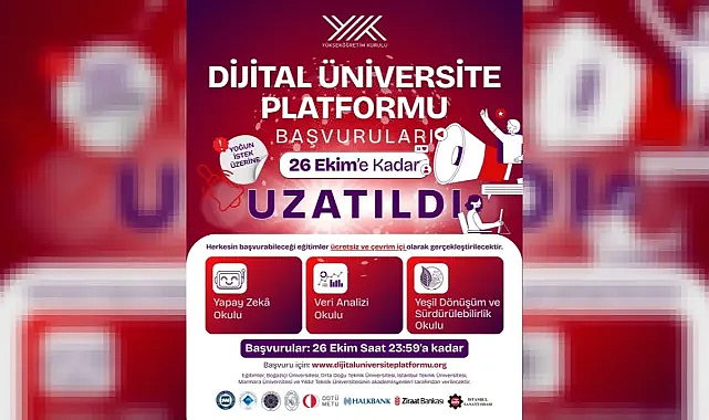 Afyon Kocateper Üniversitesi’nden Duyuru: Dijital Üniversite Platformu Başvuruları Uzatıldı
