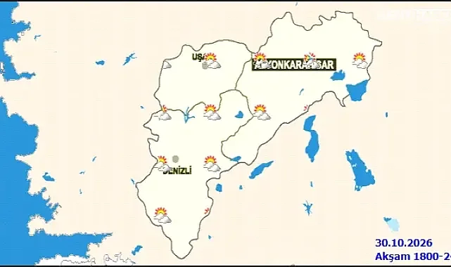 Afyonkarahisar'da 31 Ekim'de Yağmur Bekleniyor: İşte İlçe İlçe Hava Durumu