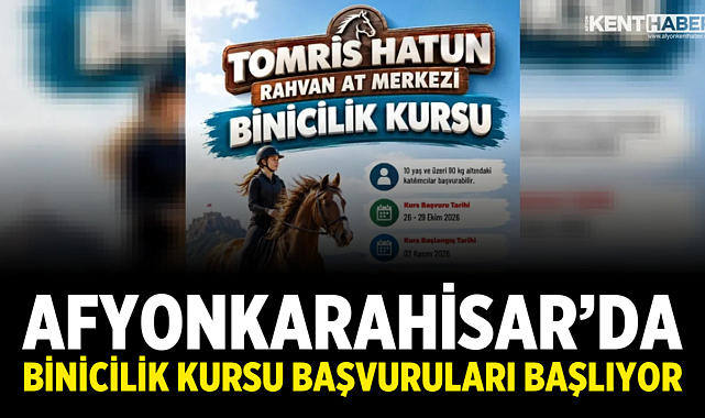 Afyonkarahisar’da Binicilik Kursu Başvuruları Başlıyor