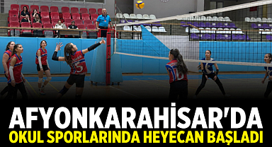 Afyonkarahisar'da Okul Sporlarında Heyecan Başladı