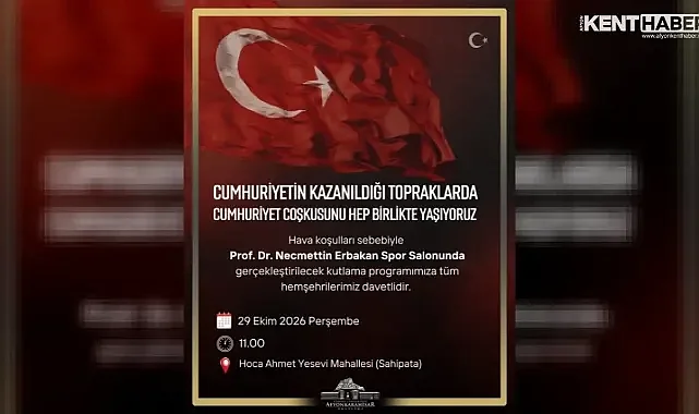 Afyonkarahisar Valiliği’nden Cumhuriyet Bayramı Kutlama Programı Duyurusu
