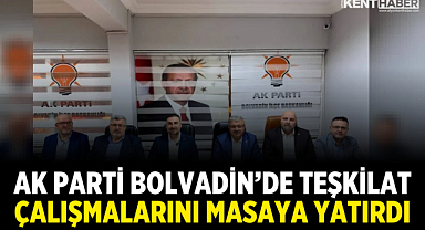 AK Parti Bolvadin'de Teşkilat Çalışmalarını Masaya Yatırdı