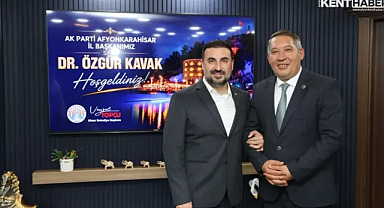 AK Parti İl Başkanı Kavak'tan Dinar Belediyesi'ne ziyaret