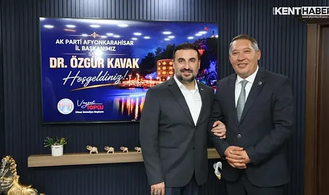 AK Parti İl Başkanı Kavak'tan Dinar Belediyesi'ne ziyaret