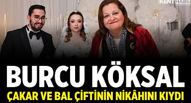 Burcu Köksal, Çakar ve Bal Çiftinin Nikâhını Kıydı