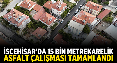 İscehisar'da 15 Bin Metrekarelik Asfalt Çalışması Tamamlandı