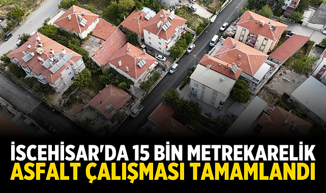 İscehisar'da 15 Bin Metrekarelik Asfalt Çalışması Tamamlandı