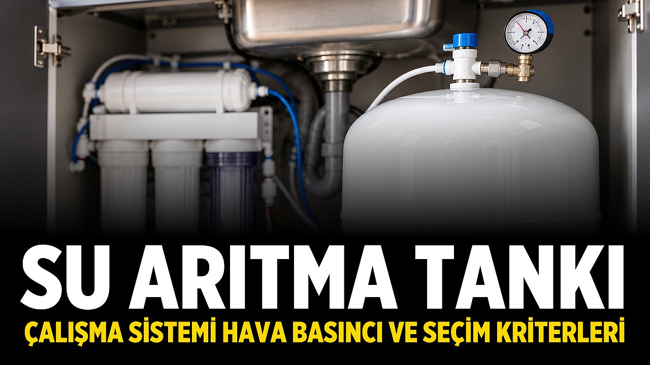 Su Arıtma Tankı: Çalışma Sistemi, Hava Basıncı ve Seçim Kriterleri