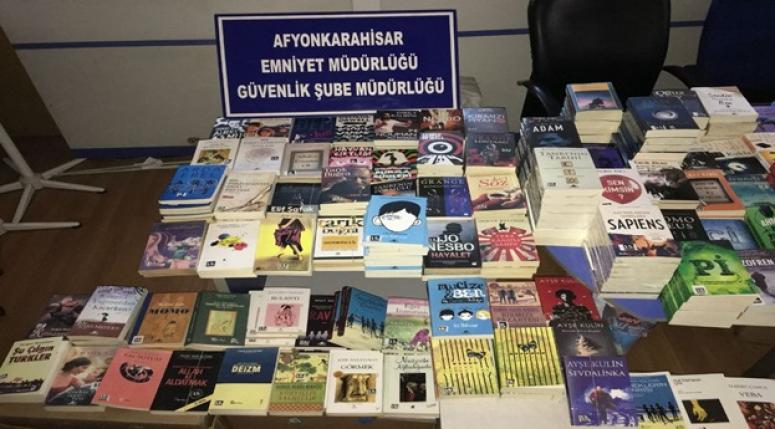 Afyon'da Sahte Bandrollü Kitaplar ele geçirildi