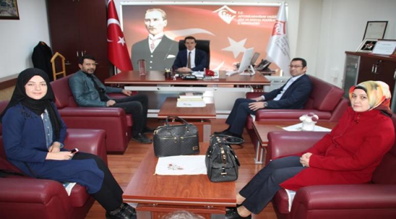 Afyon AK Parti Merkez ilçe kurum ziyaretlerine devam ediyor
