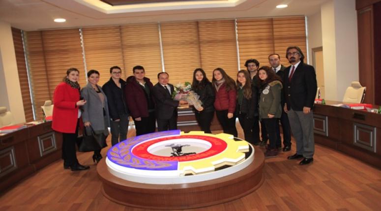 AFYON DOĞA KOLEJİN'DEN ATSO’YA ZİYARET