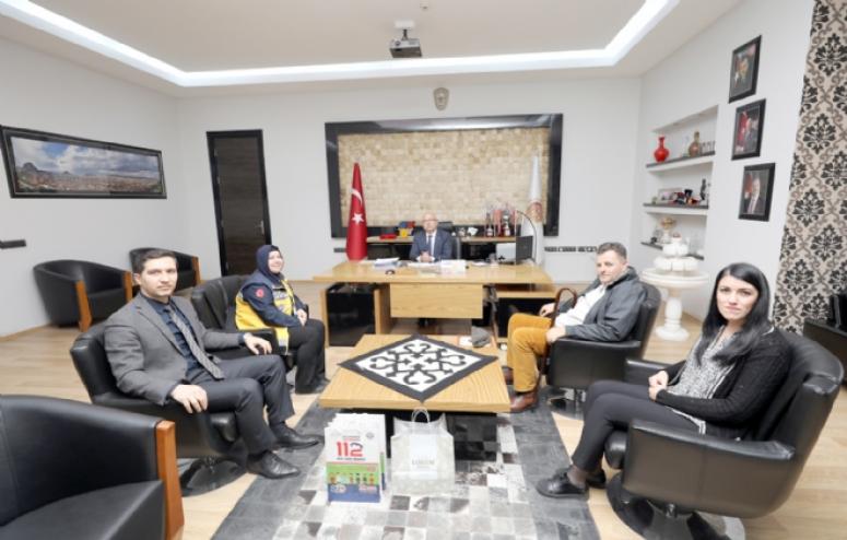 Acil Sağlık ekibinden Çoban'a ziyaret