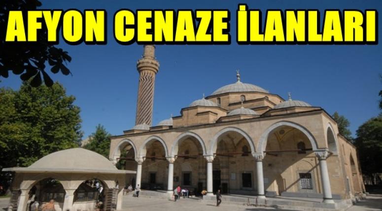 Afyon Cenaze İlanları ( 31/07/2017 ) 