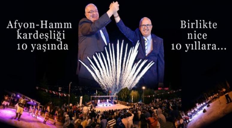 AFYON-HAMM KARDEŞLİĞİ 10 YAŞINDA