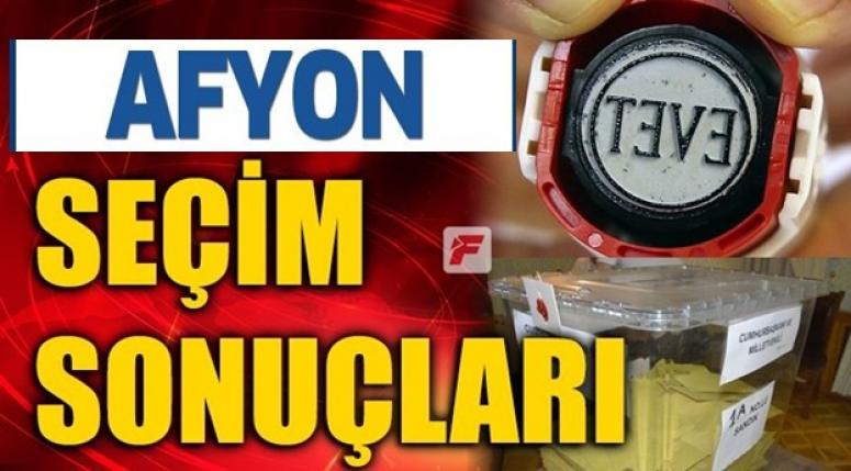 Afyonkarahisar seçim sonuçları: 2018 Cumhurbaşkanı seçim sonuçları