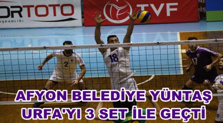 AFYON BELEDİYE YÜNTAŞ, URFA'YI 3 SET İLE GEÇTİ !!!