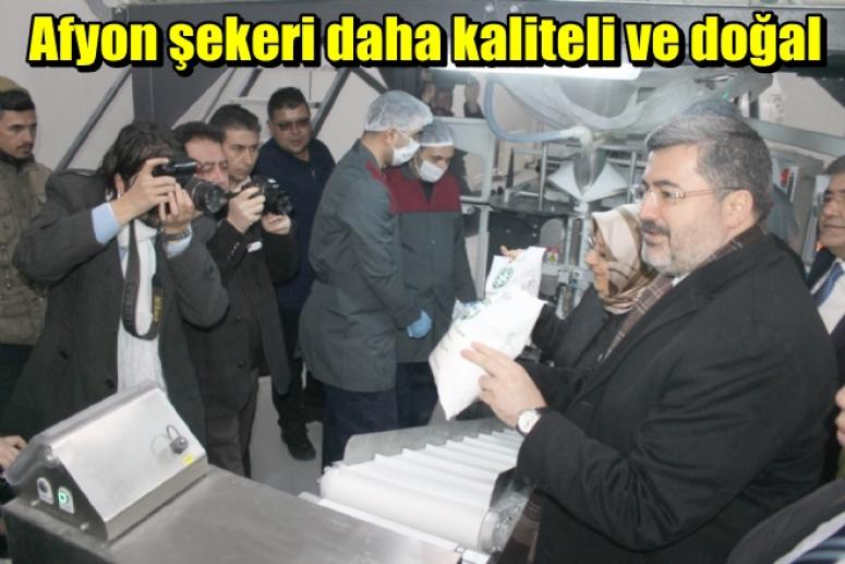 Afyon şekeri daha kaliteli