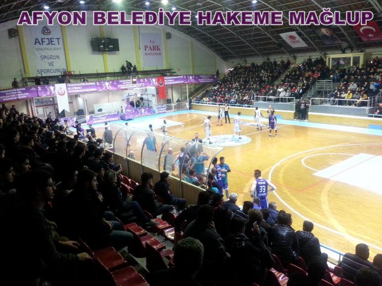 Afyon Belediyespor Hakeme Mağlup