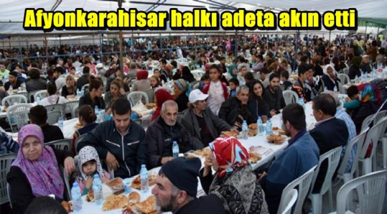 Afyonkarahisar halkı akın etti !!!