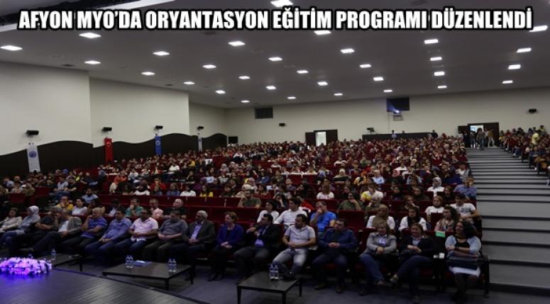 Akü'de Oryantasyon eğitim programı düzenlendi