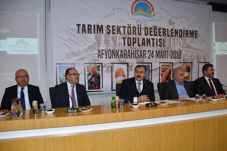AFYONKARAHİSAR TARIM SEKTÖRÜ DEĞERLENDİRME TOPLANTISI YAPILDI
