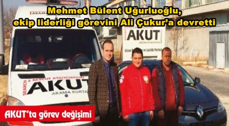 Mehmet Bülent Uğurluoğlu, ekip liderliği görevini Ali Çukur’a devretti