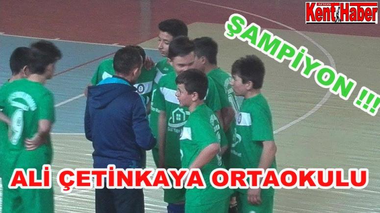 ALİ ÇETİNKAYA ORTAOKULU ŞAMPİYON OLDU !!!
