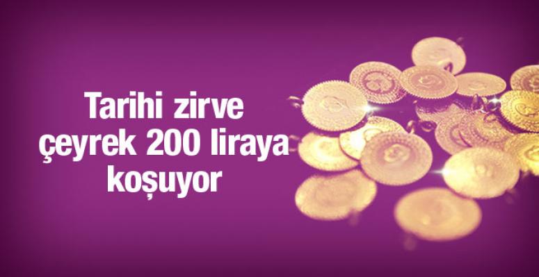 Çeyrek altın 190 TL!