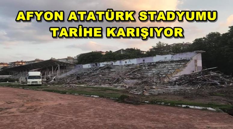 AFYON ATATÜRK STADI TARİHE KARIŞIYOR !!! - Spor - Afyon Haber