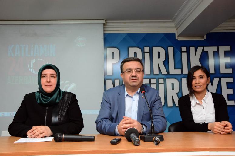 BAŞKAN ERTÜRK, “KATLİAMIN ACISI İLK GÜNKÜ TAZELİĞİ İLE HİSSEDİYORUZ”