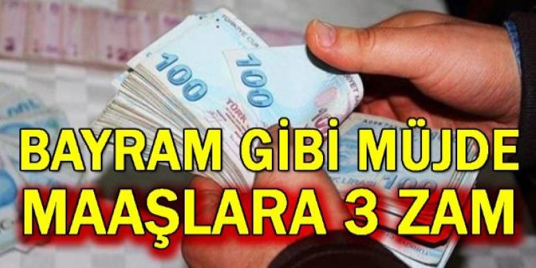 Emekliye 3 zam müjdesi