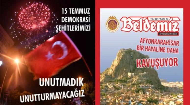 'Beldemiz Afyonkarahisar' 73. sayısı çıktı
