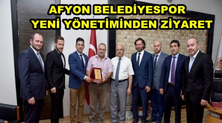 AFYON BELEDİYESPOR YENİ YÖNETİMİNDEN ZİYARET