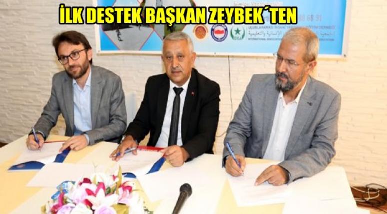 Yetimhane projesi´ne ilk destek Mehmet Zeybek'ten !!