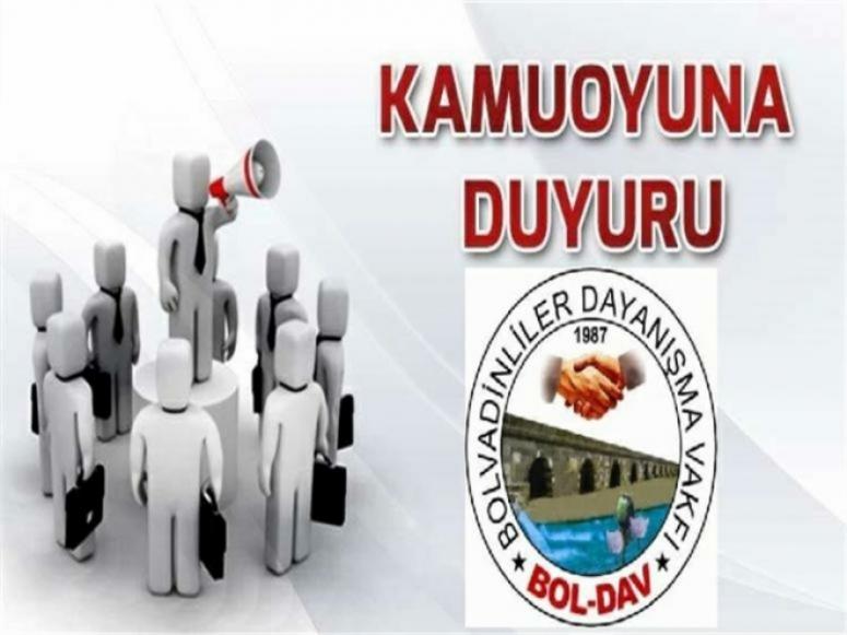 BOLDAV 2015 YILI FAALİYET RAPORU YAYINLANDI.!