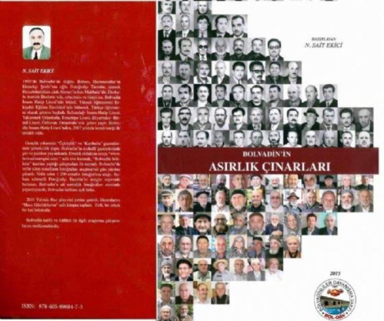 Bolvadin'in asırlık çınarları kitaplaştı