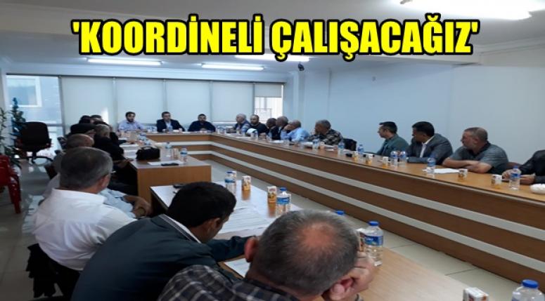 AKPARTİ MERKEZ İLÇE BAŞKANI BÜLENT ESER 'KOORDİNELİ ÇALIŞACAĞIZ'