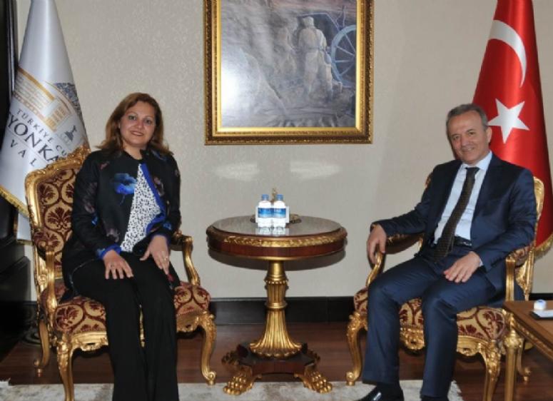 Vali Güner, Milletvekili Burcu Köksal'ı Makamında Kabul Etti