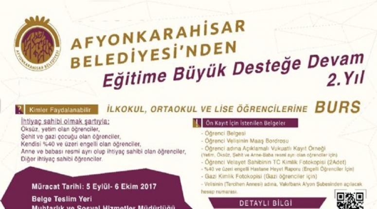 EĞİTİME DESTEK DEVAM EDİYOR